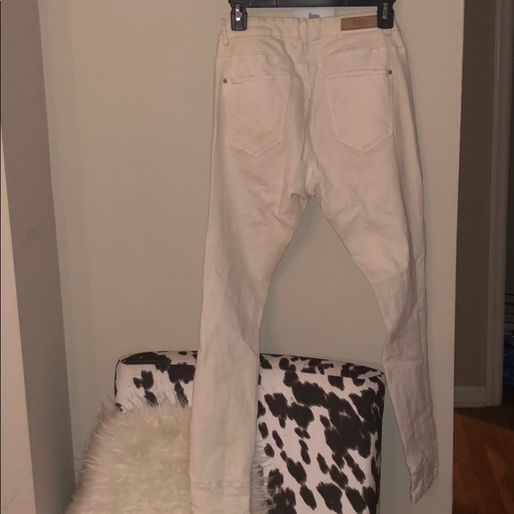 White ZARA pants summer/spring collection size 8 - Picture 6 of 7